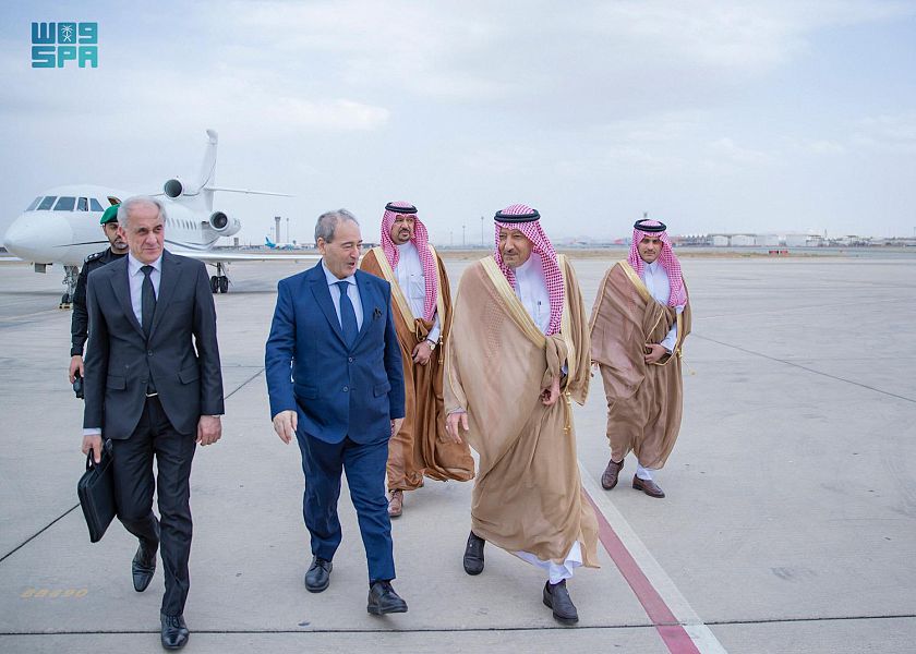وزير خارجية سوريا فيصل المقداد في السعودية